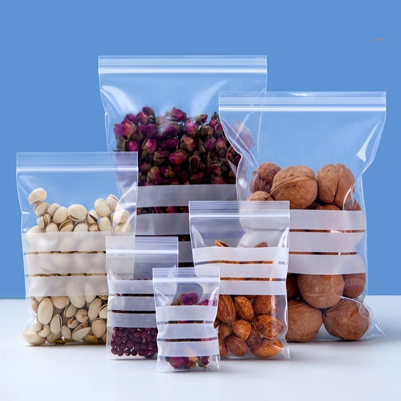 200PCS Clear PE Writing Ziploc - огляд і ціна Snacks Food Labels