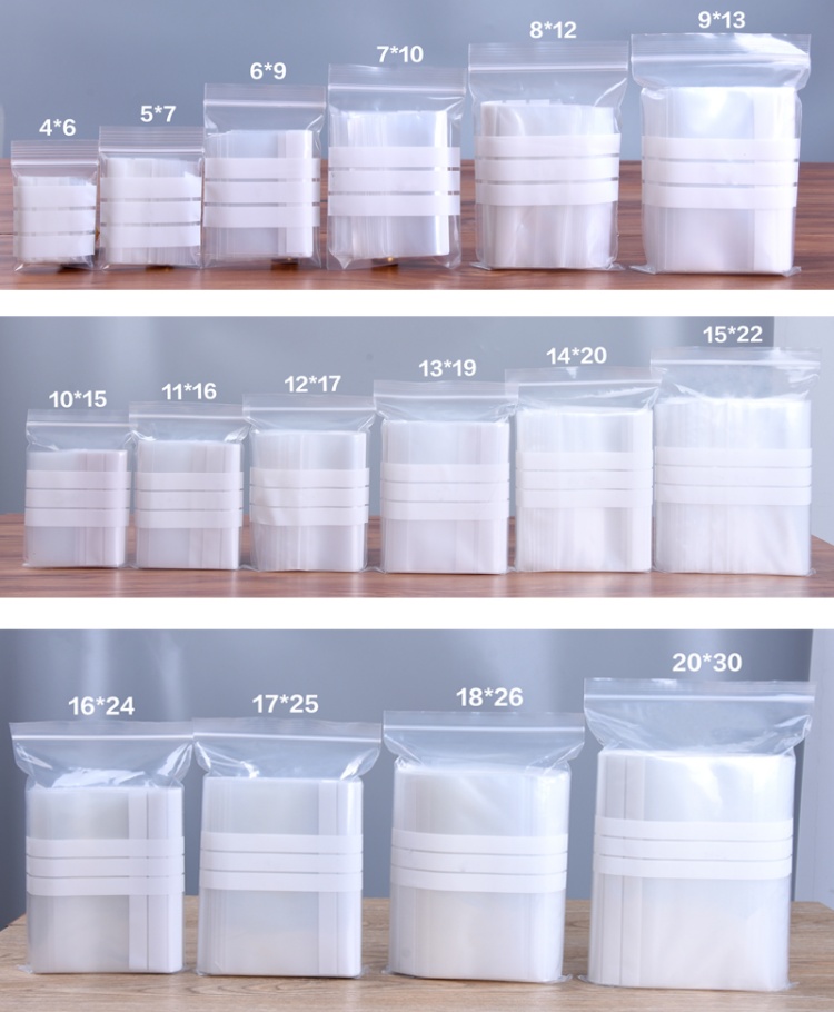 200PCS Clear PE Writing Ziploc - огляд і ціна Snacks Food Labels