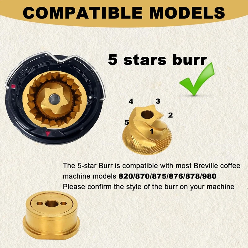Conical Grinder Burr Replaceme - огляд і ціна Breville Espresso Barista Touch