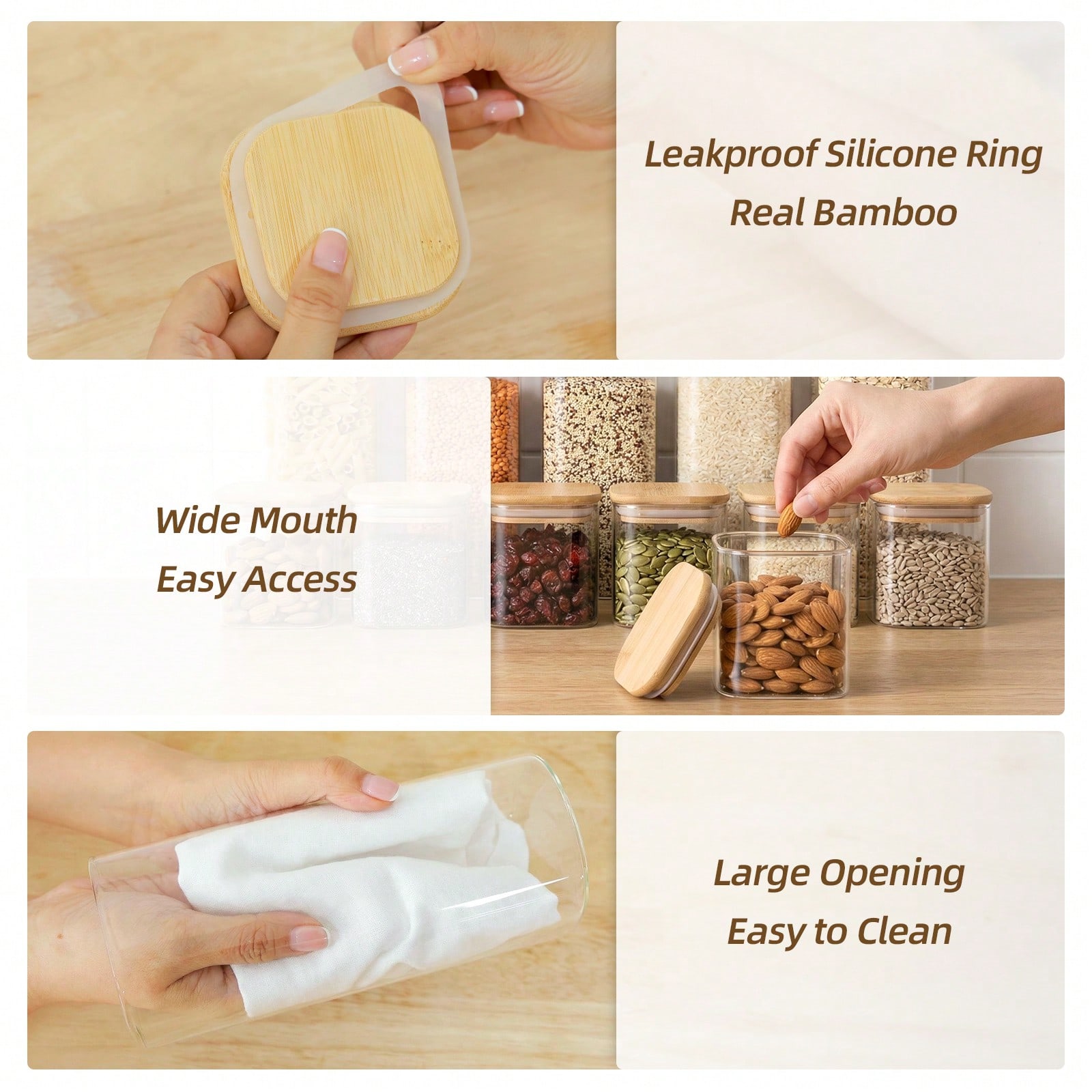 Glass Food Storage Containers  - огляд і ціна Snacks Food Labels