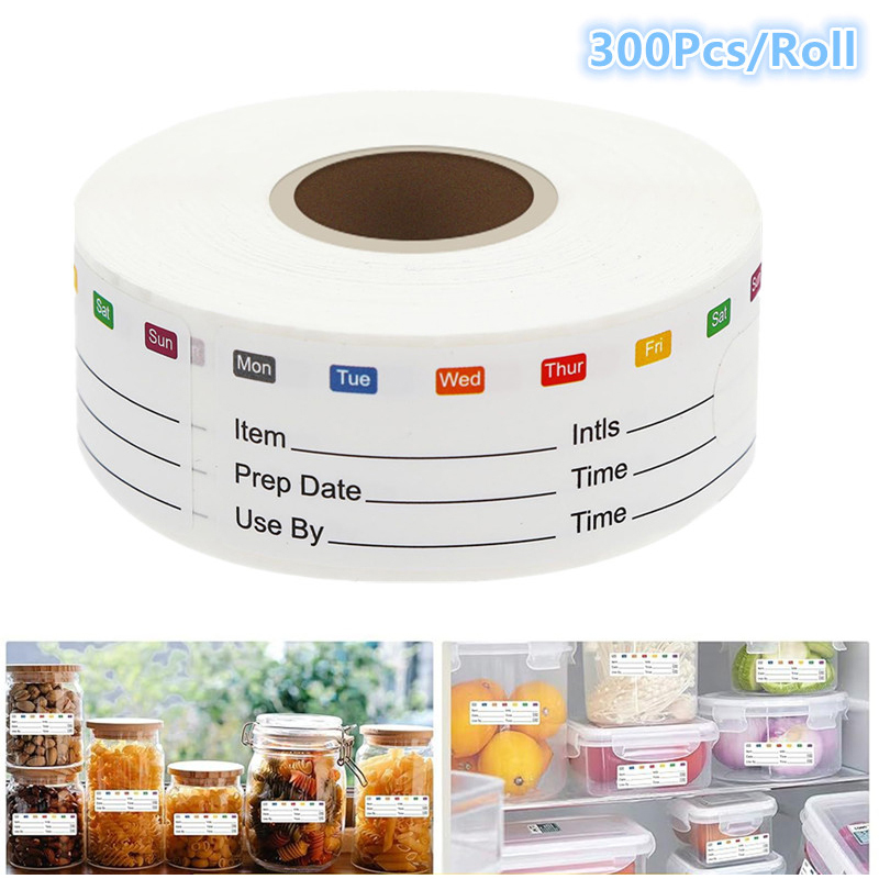 300Pcs/Roll Candy Storage Expi - огляд і ціна Snacks Food Labels