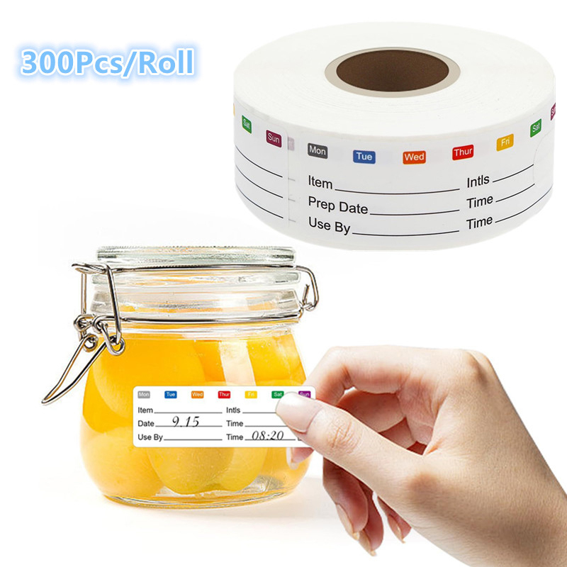 300Pcs/Roll Candy Storage Expi - огляд і ціна Snacks Food Labels