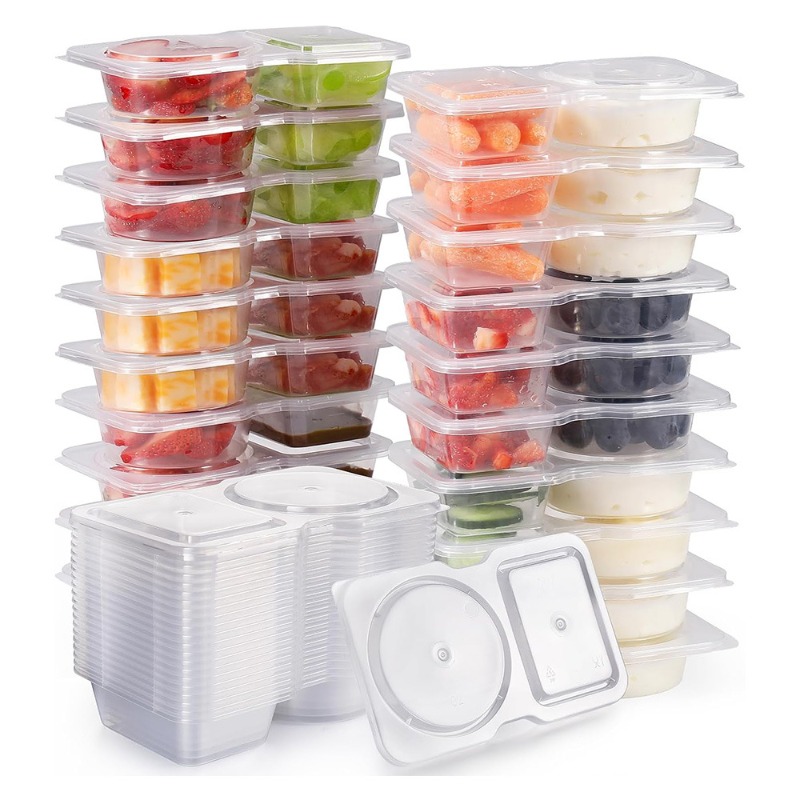 5/10/20/40PCS Double Compartme - огляд і ціна Food And Snacks For Picnic