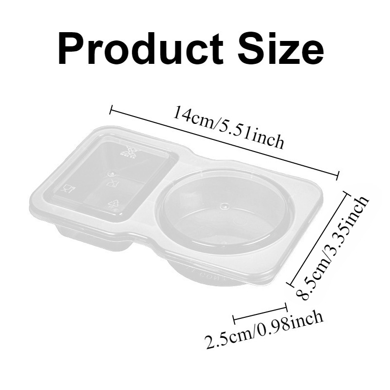 5/10/20/40PCS Double Compartme - огляд і ціна Food And Snacks For Picnic