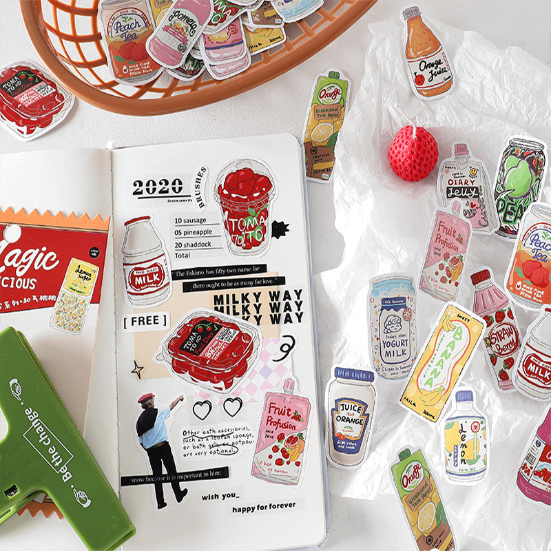 Cute Food Stickers Fast Food S - огляд і ціна Snacks Food Labels