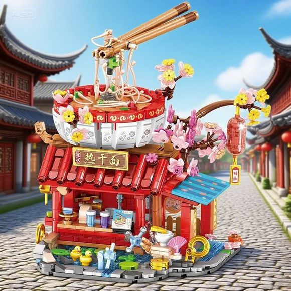 New Food Shops Building Blocks - огляд і ціна Food Nation Snacks