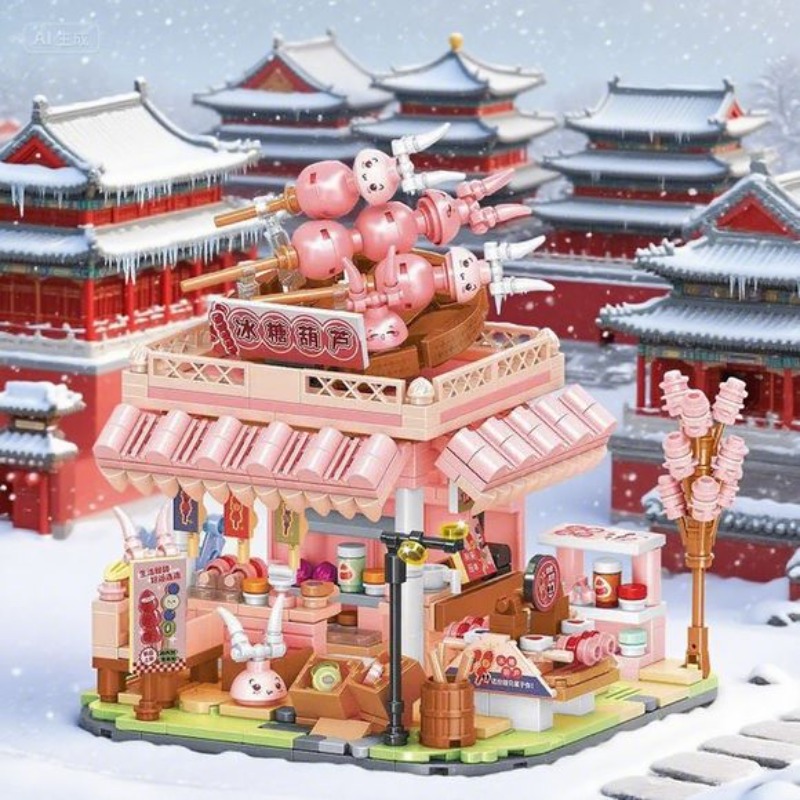 New Food Shops Building Blocks - огляд і ціна Food Nation Snacks