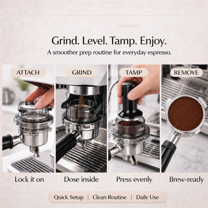 B51CNEW! Twist-Lock Portafilte - огляд і ціна Breville Espresso Barista Touch
