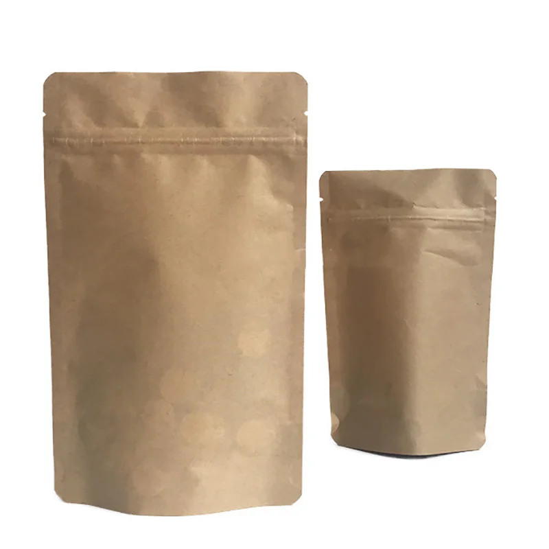 50pcs Resealable Doypack Brown - огляд і ціна Food Energy Snacks